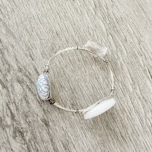 Wire Wrapped Bangle Bracelet
